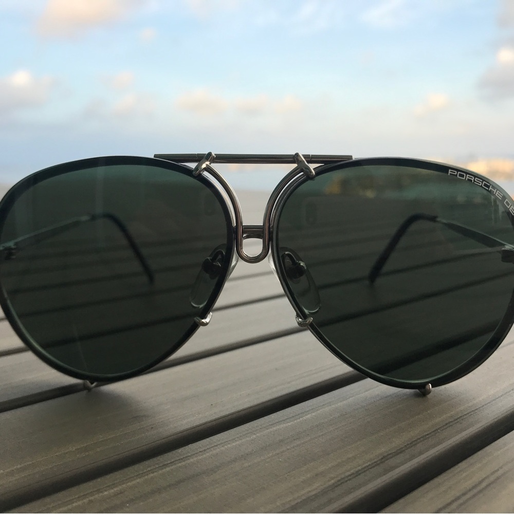 Porshe Design 8478 B6310 Aviator Unisex Sunglasses w Extra Lenses Kardashians!